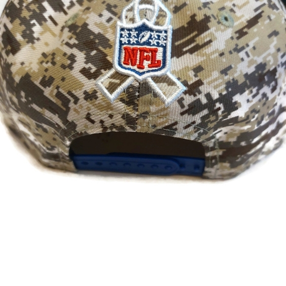 9FIFTY New Era Buffalo Bills Snapback Hat Cap Salute To Service Camo - Picture 5 of 6